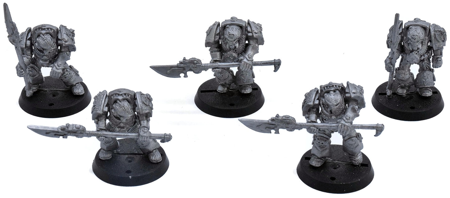 GREY KNIGHTS 5 Terminator Squad #1 METAL Warhammer 40K Rogue Trader Era 9241