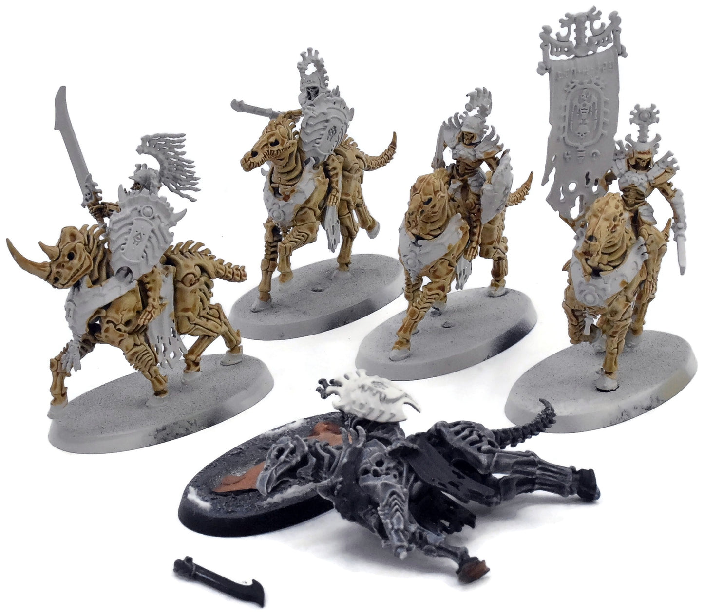 OSSIARCH BONEREAPERS 5 Kavalos riders #1 Warhammer Sigmar 6238