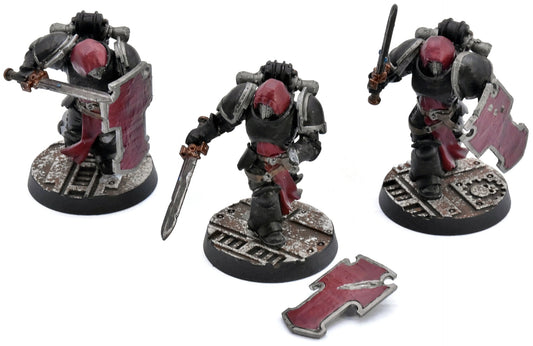 SPACE MARINES 3 Bladeguard Veterans #1 CONVERTED Warhammer 40K 4819