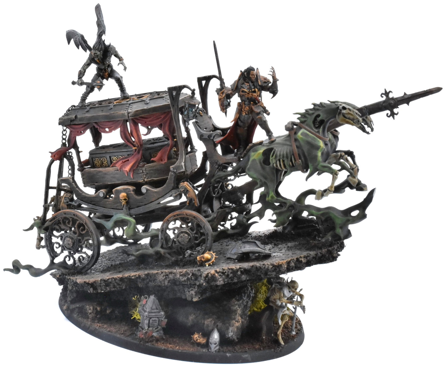 SOULBLIGHT GRAVELORDS Black Coach #1 PRO PAINTED CONVERTED Warhammer Sigmar 9371