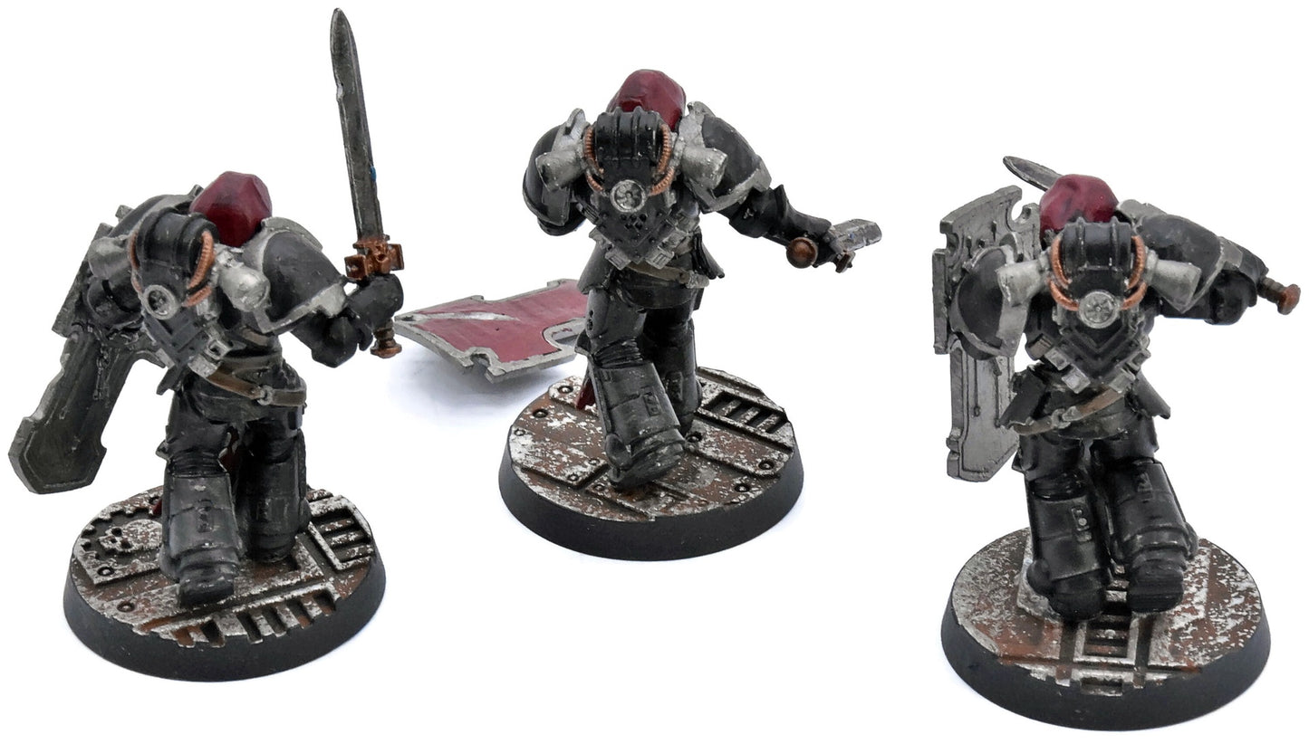 SPACE MARINES 3 Bladeguard Veterans #1 CONVERTED Warhammer 40K 4819
