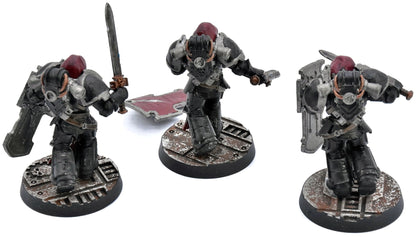 SPACE MARINES 3 Bladeguard Veterans #1 CONVERTED Warhammer 40K 4819