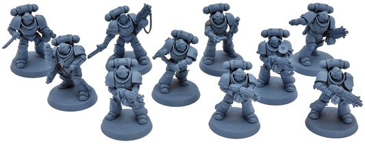 SPACE MARINES 10 Primaris Intercessors #6 Warhammer 40K-9846 4857