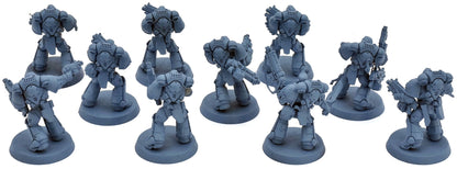 SPACE MARINES 10 Primaris Intercessors #1 Warhammer 40K-9846 4857