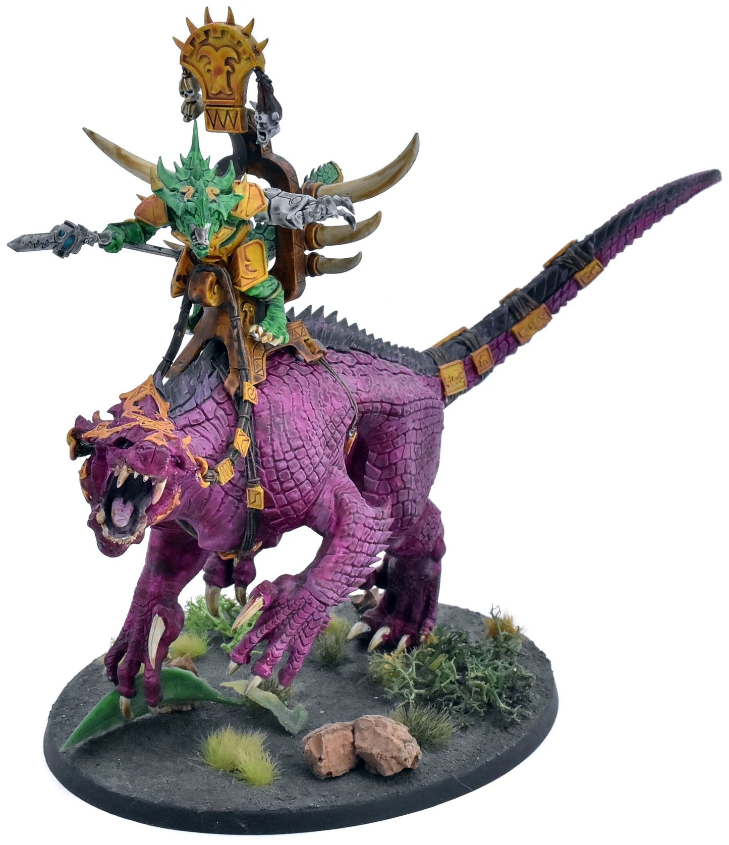 SERAPHON Saurus Scar Veteran On Carnosaur #1 Warhammer Sigmar 6436