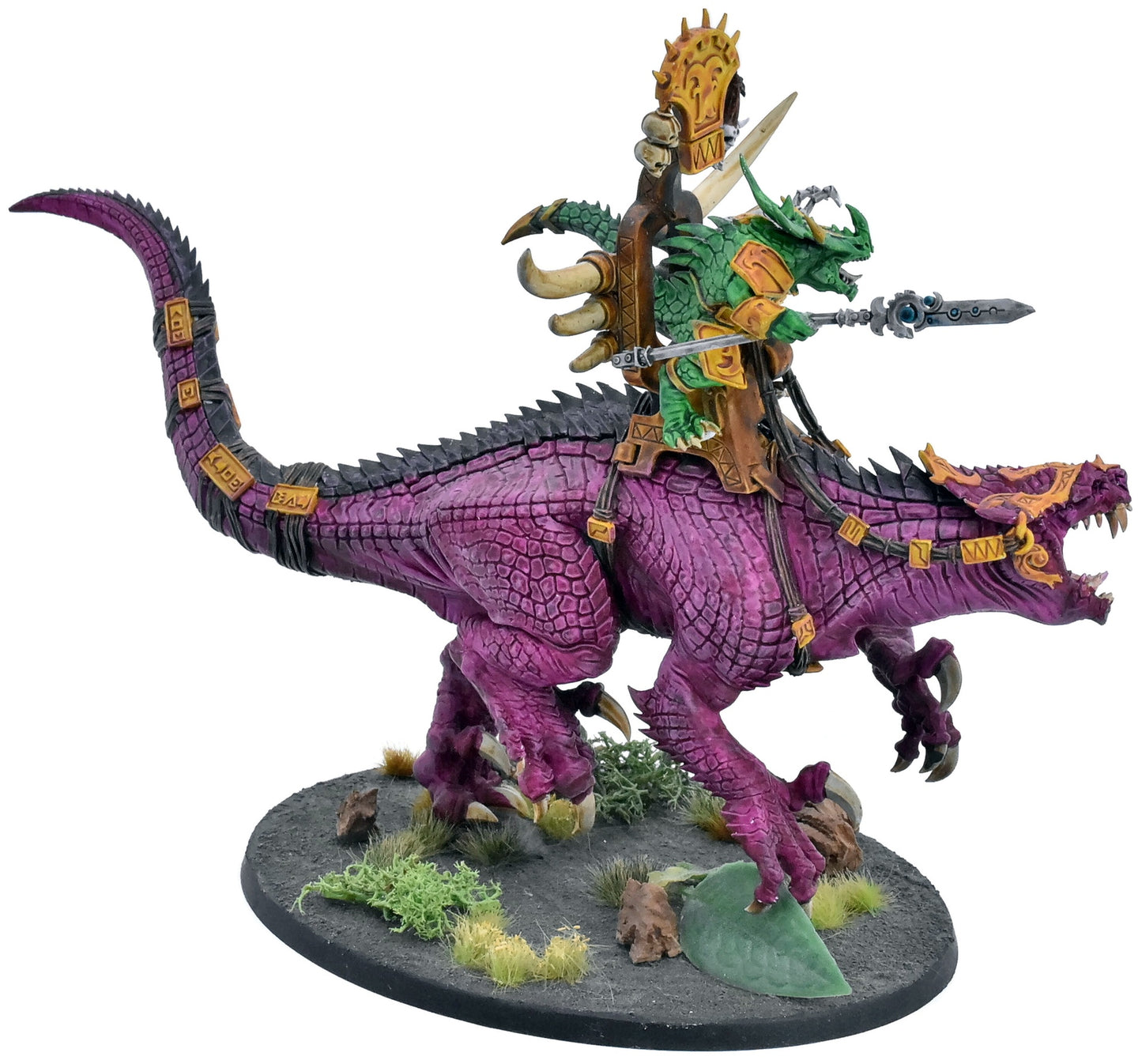 SERAPHON Saurus Scar Veteran On Carnosaur #1 Warhammer Sigmar 6436