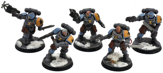 SPACE WOLVES 5 Primaris Reivers #1 WELL PAINTED Warhammer 40K 5007