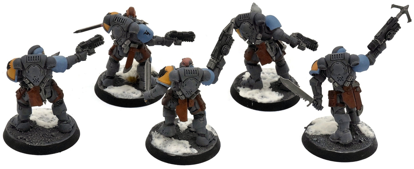 SPACE WOLVES 5 Primaris Reivers #1 WELL PAINTED Warhammer 40K 5007