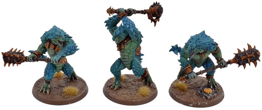 SERAPHON 3 Kroxigor #1 WELL PAINTED Warhammer Sigmar 5014