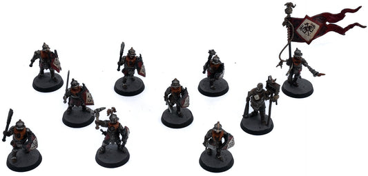 CITIES OF SIGMAR 10 Freeguild Steelhelms #1 WELL PAINTED Warhammer Sigmar 9616