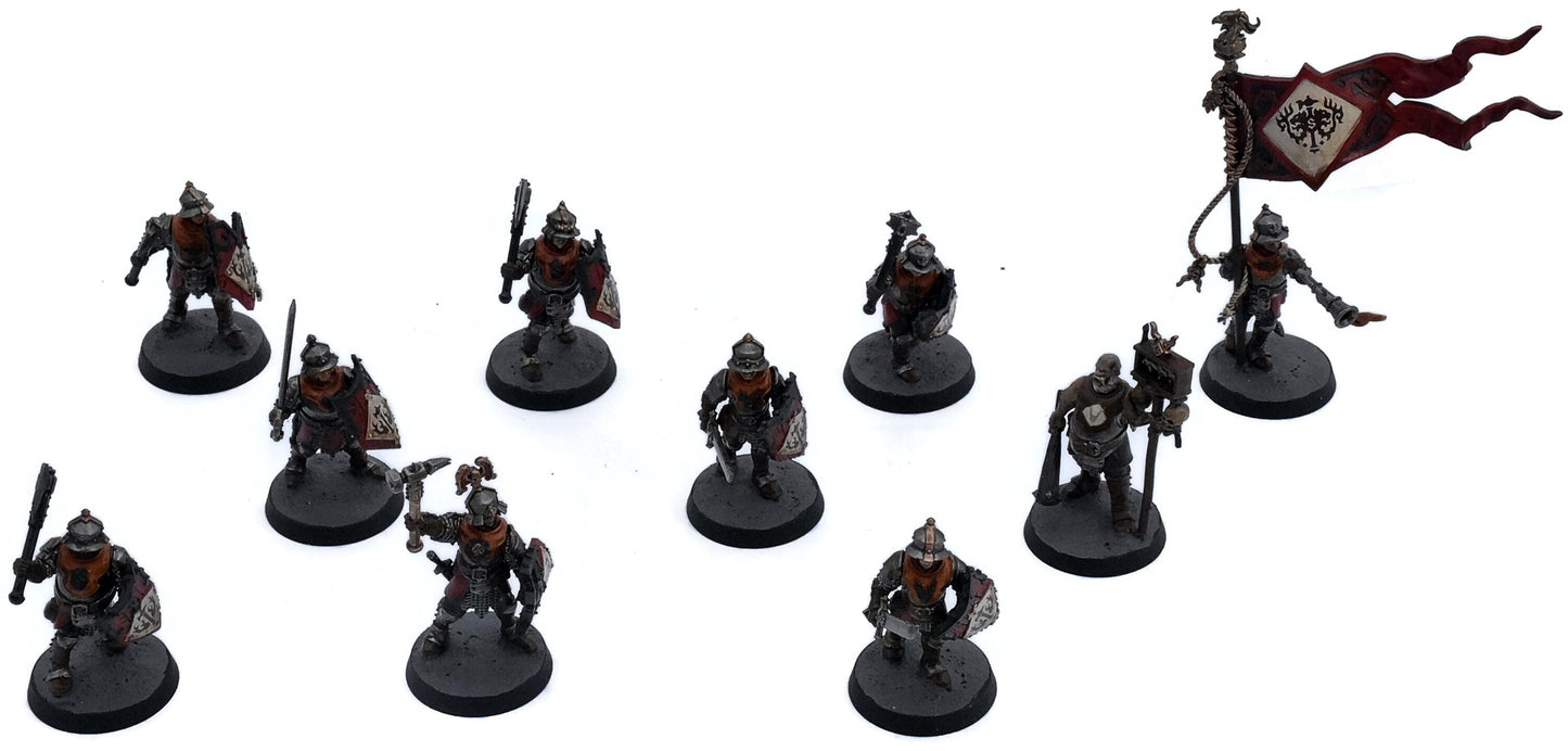 CITIES OF SIGMAR 10 Freeguild Steelhelms #1 WELL PAINTED Warhammer Sigmar 9616