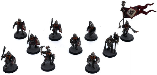 CITIES OF SIGMAR 10 Freeguild Steelhelms #1 WELL PAINTED Warhammer Sigmar 9616