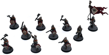 CITIES OF SIGMAR 10 Freeguild Steelhelms #1 WELL PAINTED Warhammer Sigmar 9616