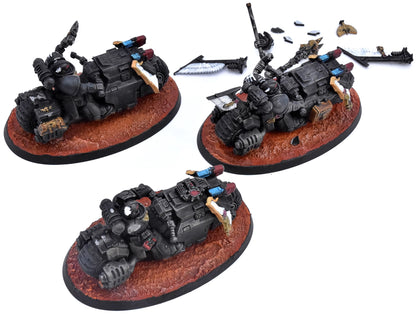 DARK ANGELS 3 Ravenwing Bike Squadron #1 Warhammer 40K 9715