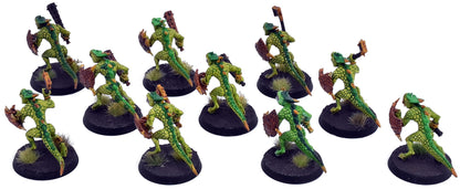 LIZARDMEN 10 Saurus Warriors #1 Old World 6610