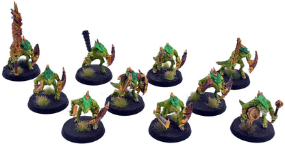 LIZARDMEN 10 Saurus Warriors #5 Old World 6641