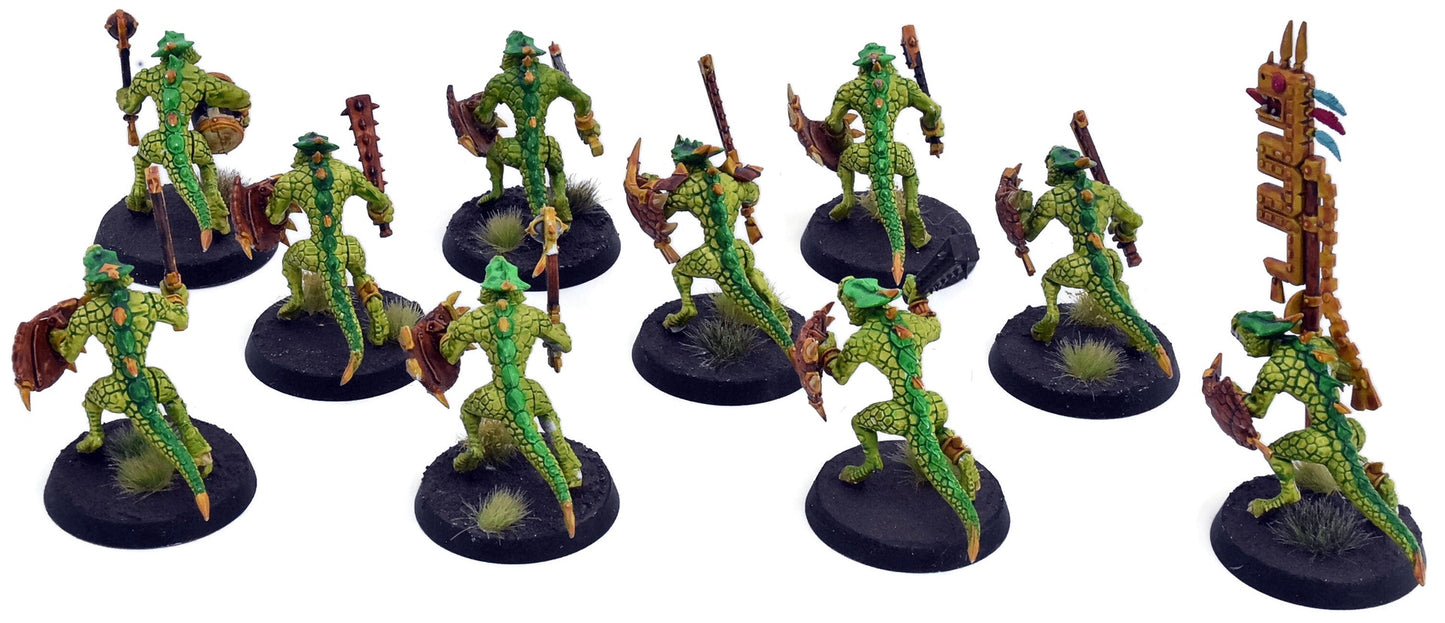 LIZARDMEN 10 Saurus Warriors #5 Old World 6641