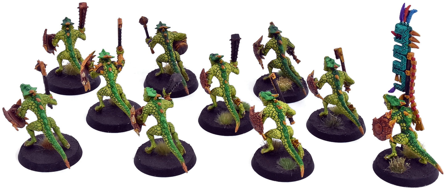LIZARDMEN 10 Saurus Warriors #6 Old World 6658