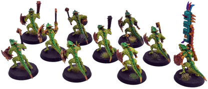 LIZARDMEN 10 Saurus Warriors #6 Old World 6658