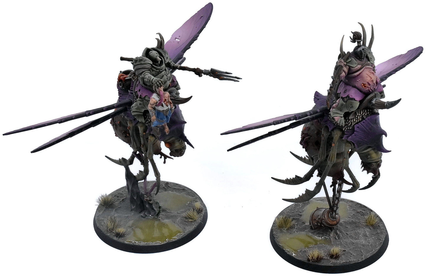 MAGGOTKIN OF NURGLE 2 Lord Of Affliction #1 WELL PAINTED INCOMPLETE Sigmar 9869