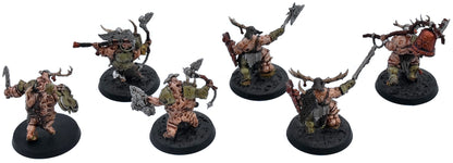 MAGGOTKIN OF NURGLE 6 Putrid Blightkings #4 WELL PAINTED Warhammer Sigmar 9906
