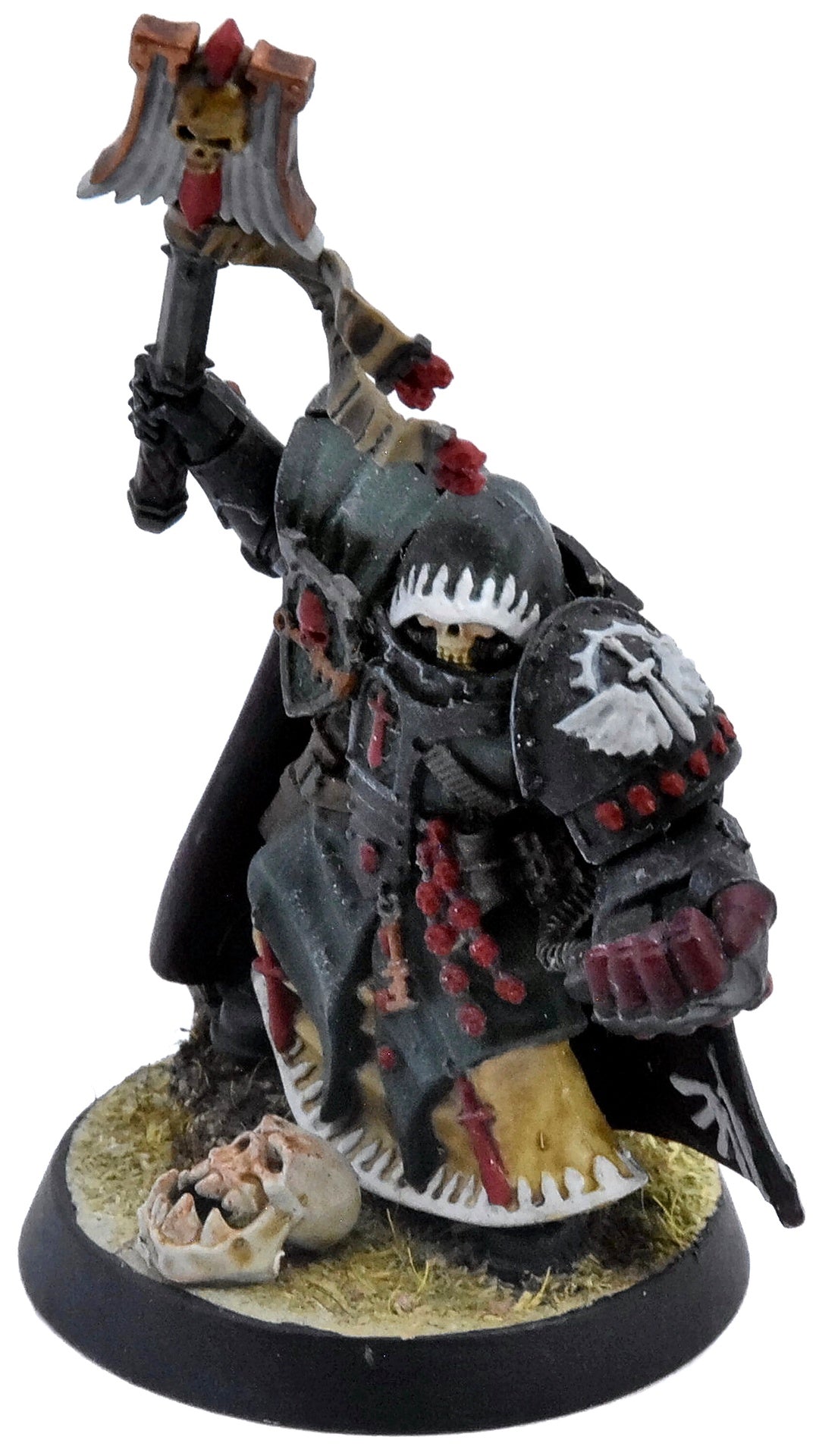 DARK ANGELS Interrogator Chaplain #1 WELL PAINTED Warhammer 40K 0001