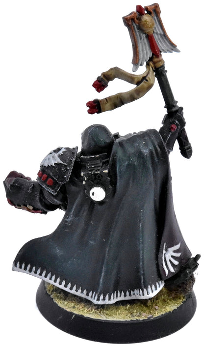 DARK ANGELS Interrogator Chaplain #1 WELL PAINTED Warhammer 40K 0001