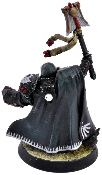 DARK ANGELS Interrogator Chaplain #1 WELL PAINTED Warhammer 40K 0001