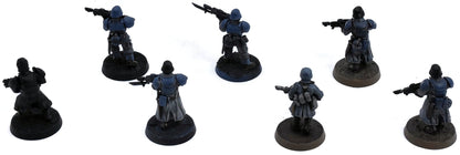 ASTRA MILITARUM 7 Cadian Shock Troops #1 CONVERTED Warhammer 40K 0056
