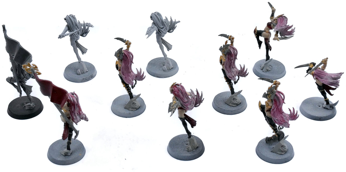 DAUGHTERS OF KHAINE 10 Witch Aelves #1 Warhammer Sigmar 0186