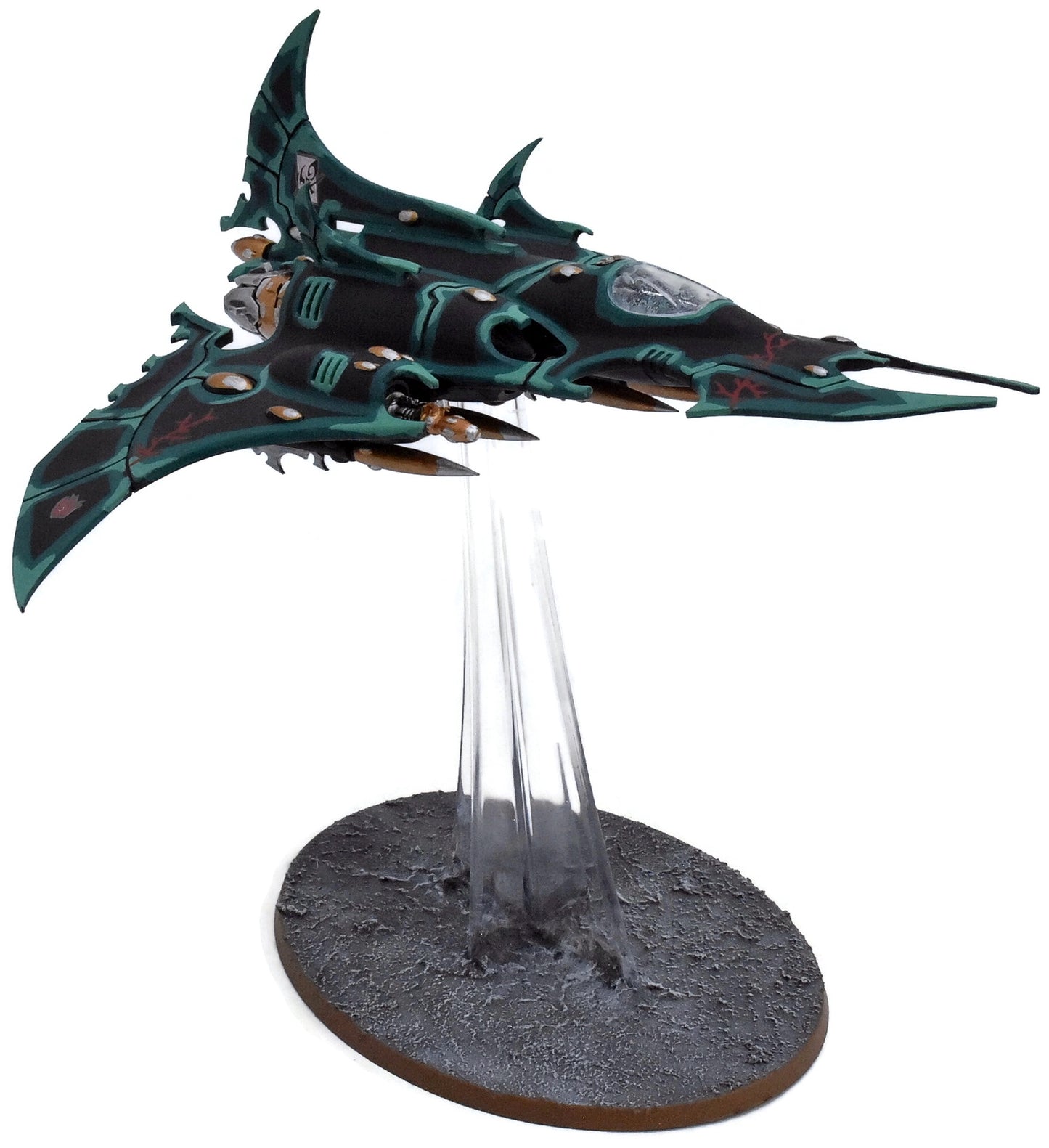DRUKHARI Razorwing Jetfighter #2 WELL PAINTED Warhammer 40K 6962