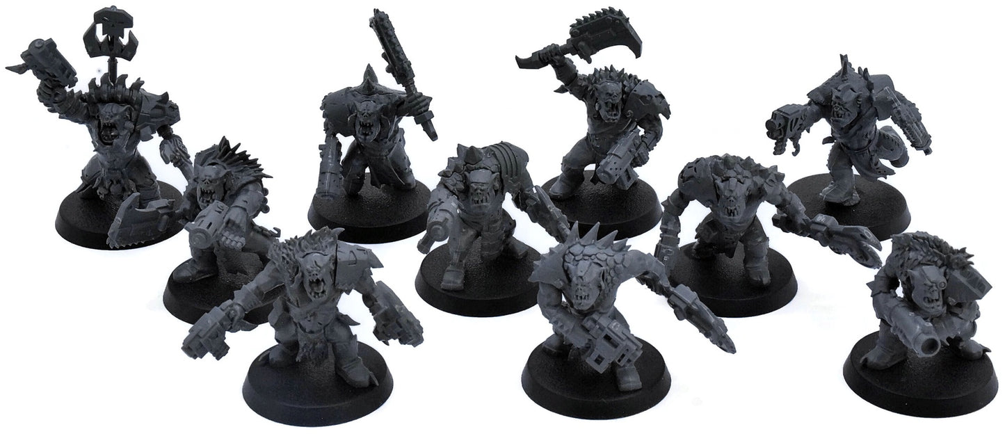 ORKS 10 Beast Snagga Boyz #2 Warhammer 40K 0322