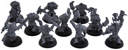 ORKS 10 Beast Snagga Boyz #2 Warhammer 40K 0322