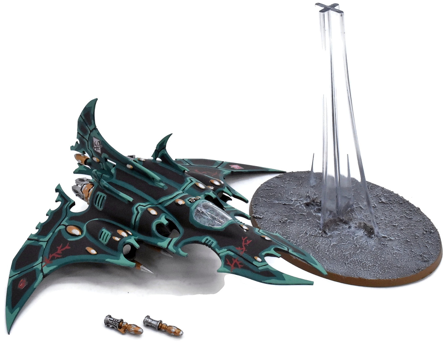 DRUKHARI Razorwing Jetfighter #2 WELL PAINTED Warhammer 40K 6962