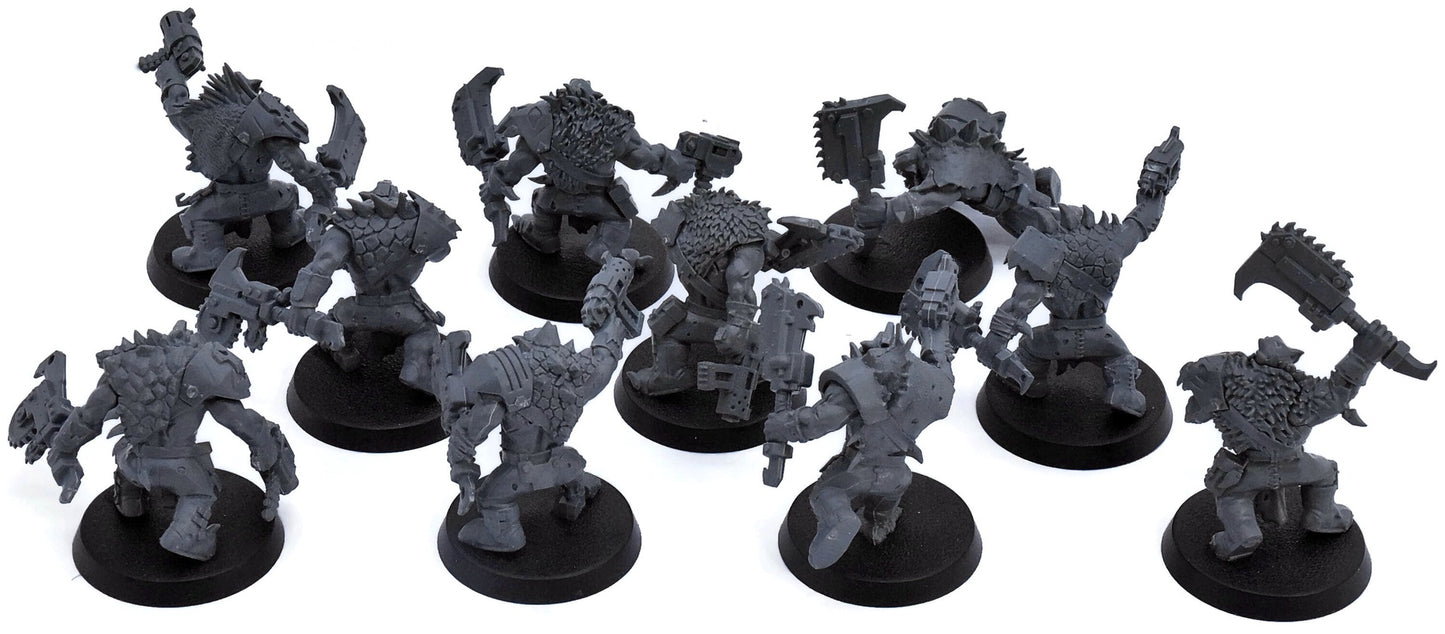 ORKS 10 Beast Snagga Boyz #3 Warhammer 40K 0339