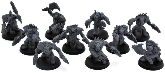 ORKS 10 Beast Snagga Boyz #4 Warhammer 40K 0346