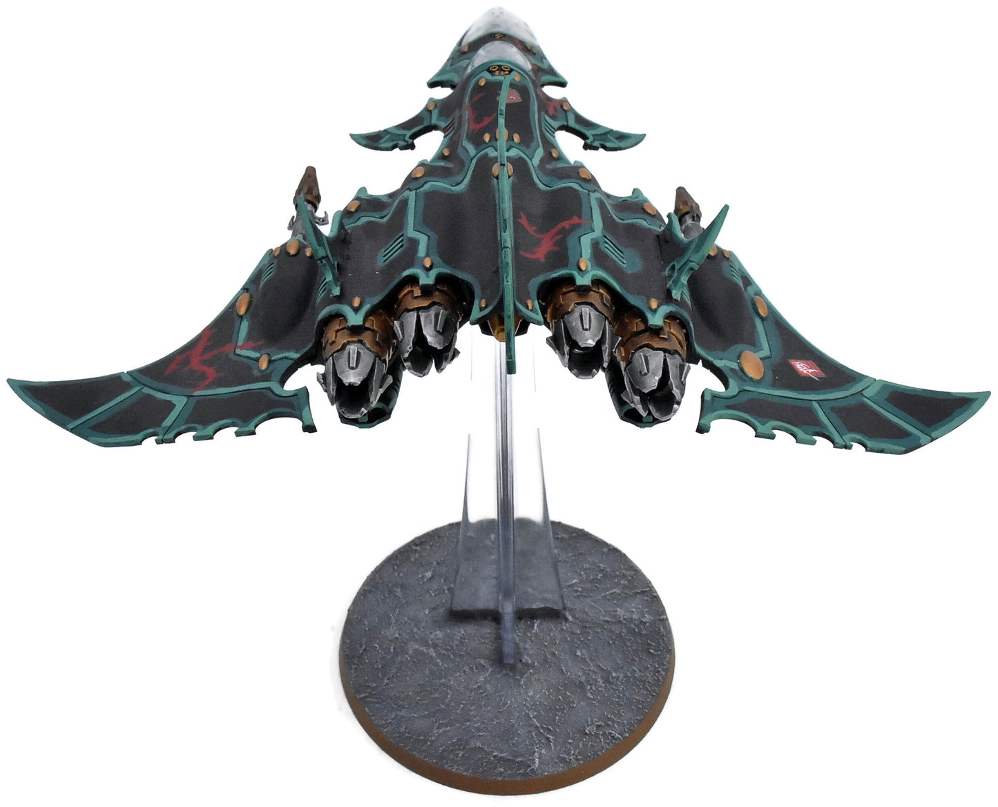 DRUKHARI Void Raven Bomber #2 WELL PAINTED Warhammer 40K 6979