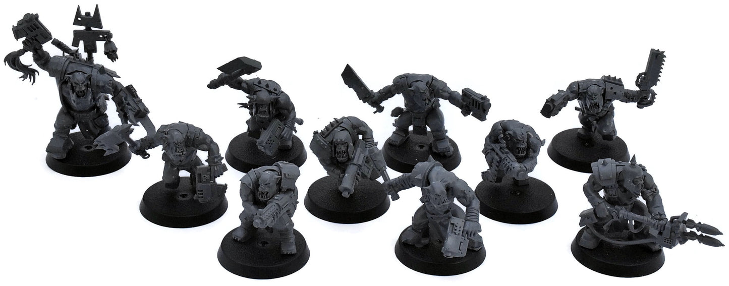 ORKS 10 Ork Boyz #2 Warhammer 40K 0360