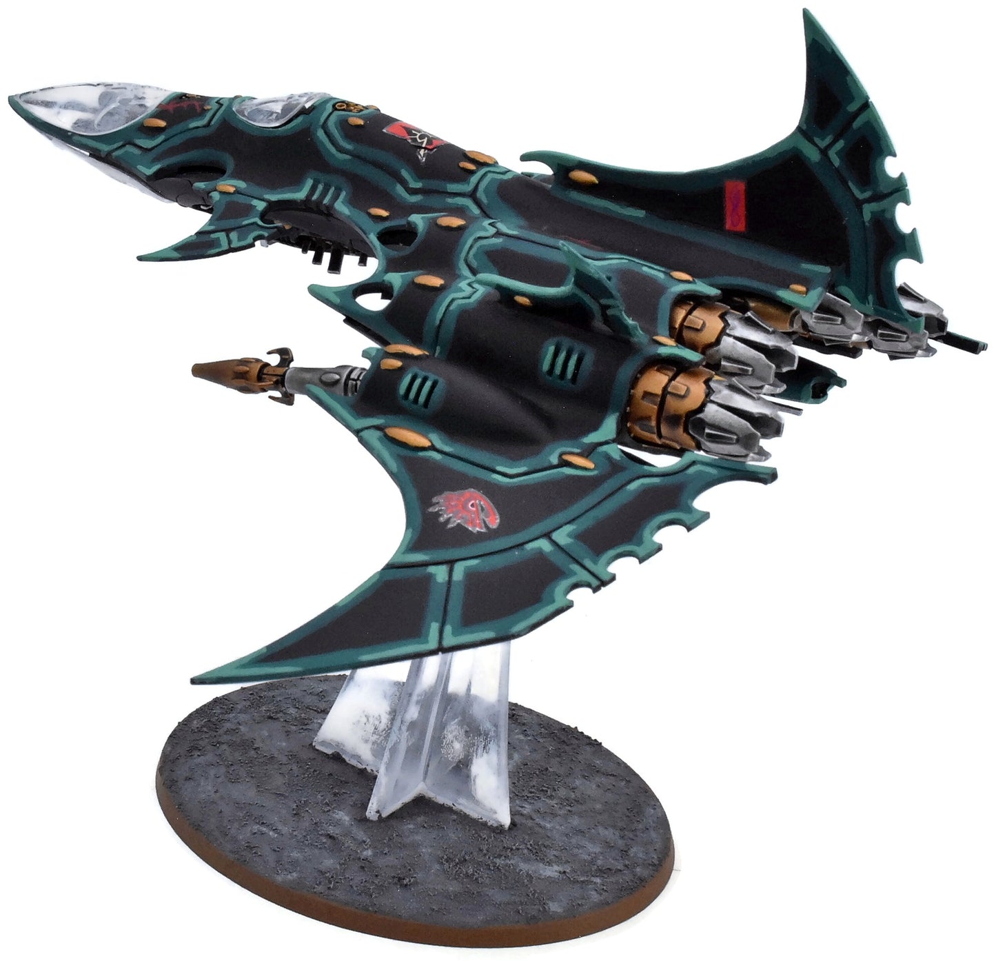 DRUKHARI Voidraven Bomber #1 WELL PAINTED Warhammer 40K 6986