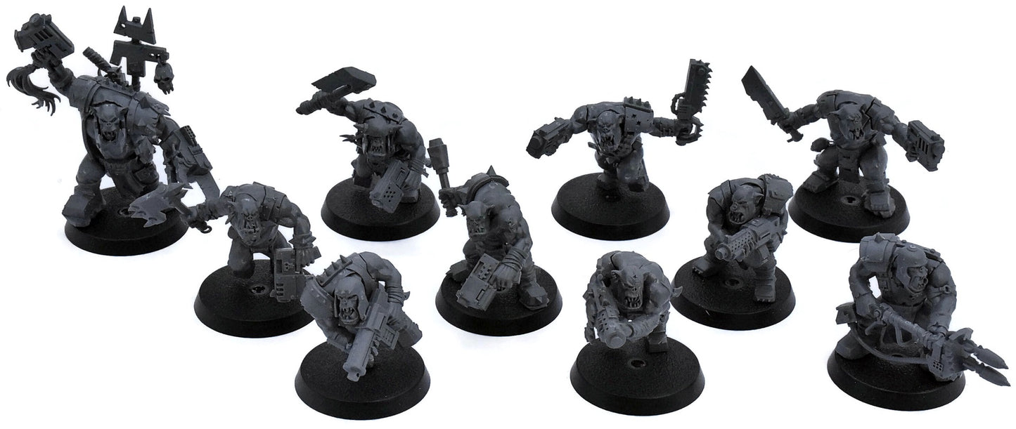 ORKS 10 Ork Boyz #3 Warhammer 40K 0377