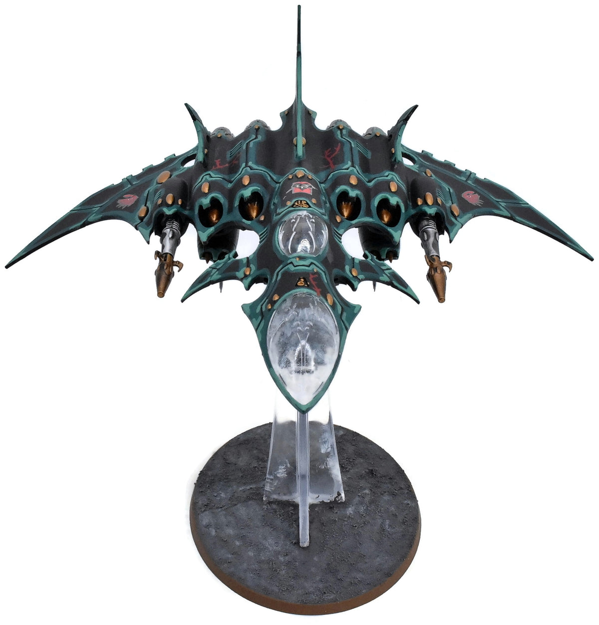 DRUKHARI Voidraven Bomber #1 WELL PAINTED Warhammer 40K 6986