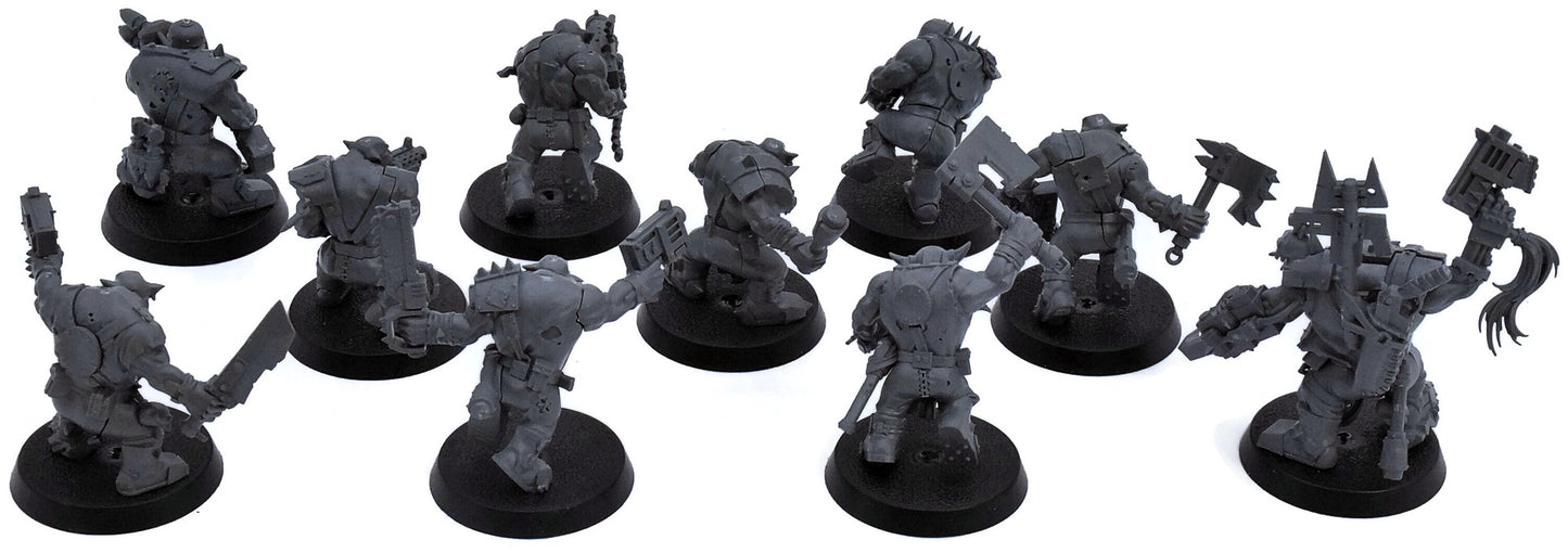 ORKS 10 Ork Boyz #3 Warhammer 40K 0377
