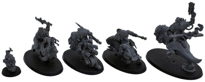 ORKS 4 Squighog Boyz #1 Warhammer 40K 0384