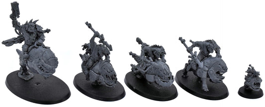 ORKS 4 Squighog Boyz #2 Warhammer 40K 0391