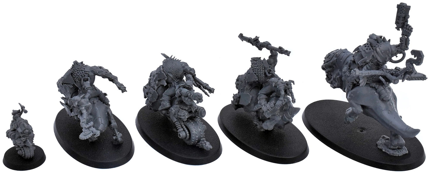 ORKS 4 Squighog Boyz #2 Warhammer 40K 0391