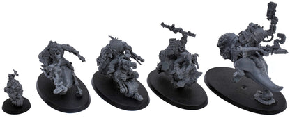 ORKS 4 Squighog Boyz #2 Warhammer 40K 0391