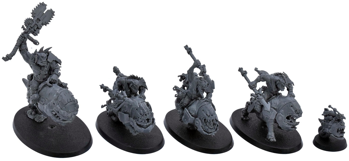 ORKS 4 Squighog Boyz #4 Warhammer 40K 0414