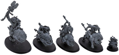 ORKS 4 Squighog Boyz #4 Warhammer 40K 0414