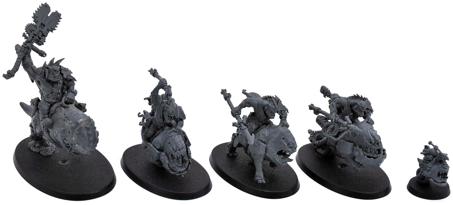 ORKS 4 Squighog Boyz #5 Warhammer 40K 0421