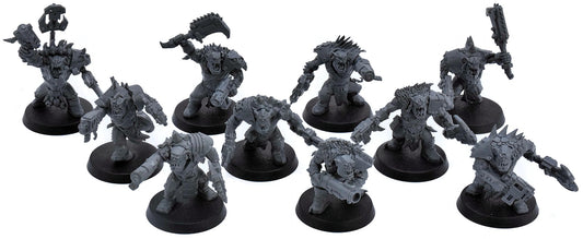 ORKS 10 Beast Snagga Boyz #5 Warhammer 40K 0445